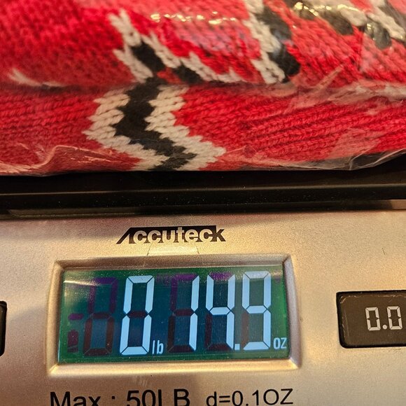 Style & Co Red Fair Isle Knit Sweater 2X Cotton Blend casual office Bold Party - Picture 12 of 12